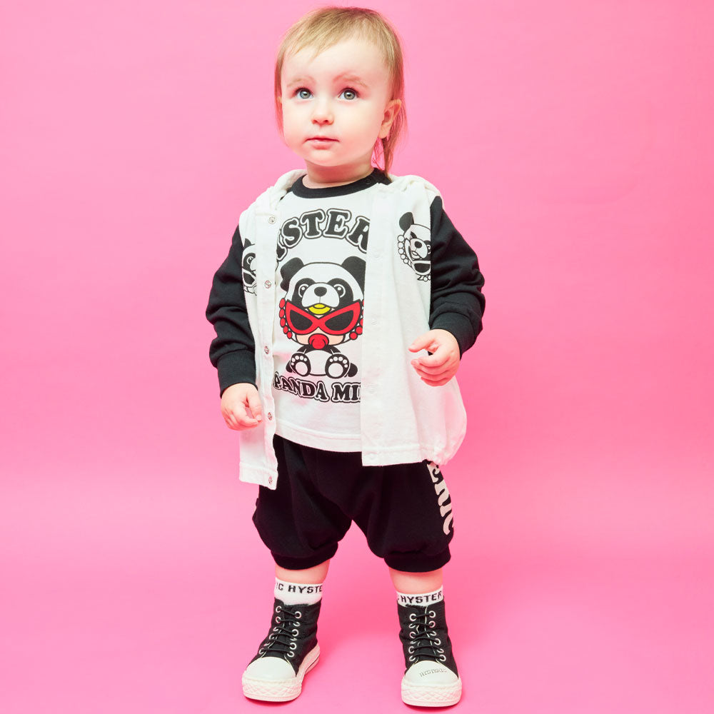 PANDA MINI 耳付きフード カーディガン