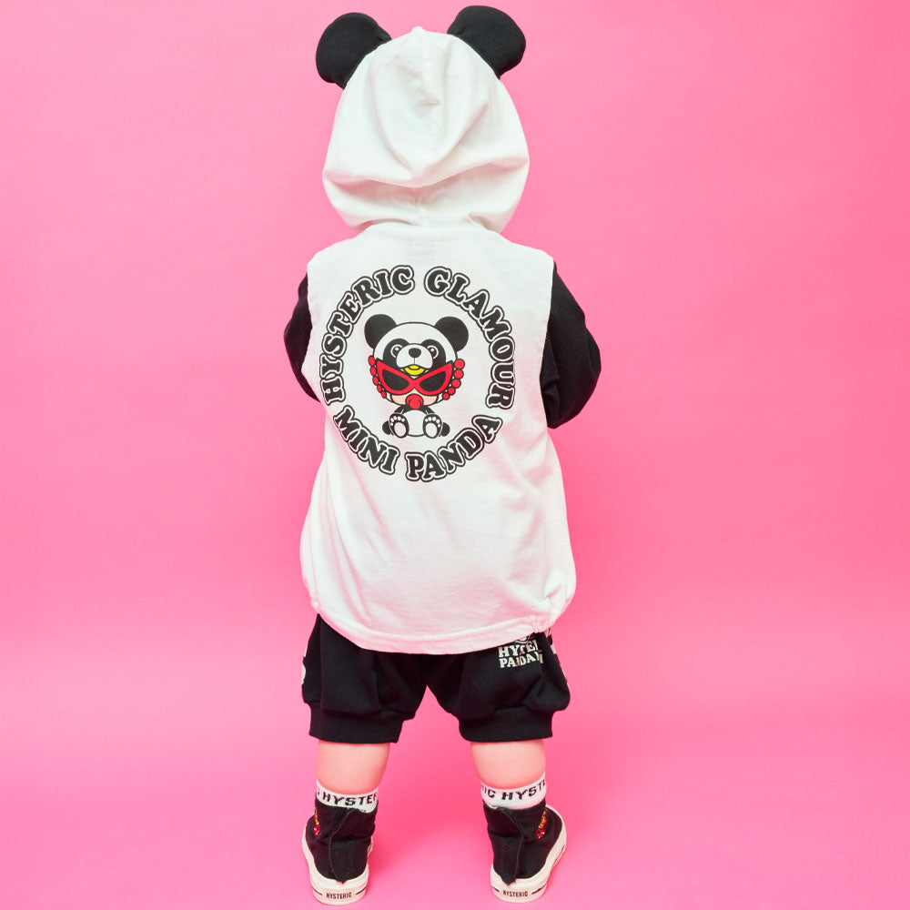 PANDA MINI 耳付きフード カーディガン