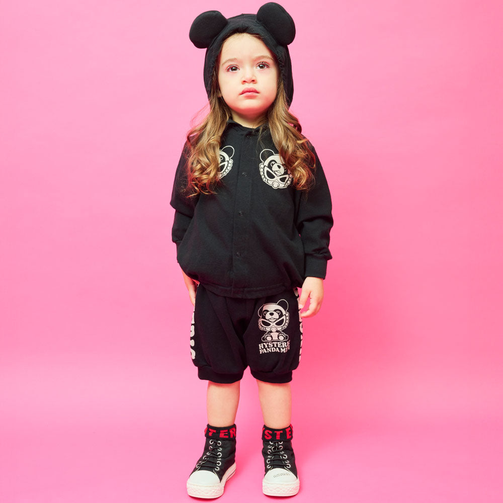 PANDA MINI 耳付きフード カーディガン