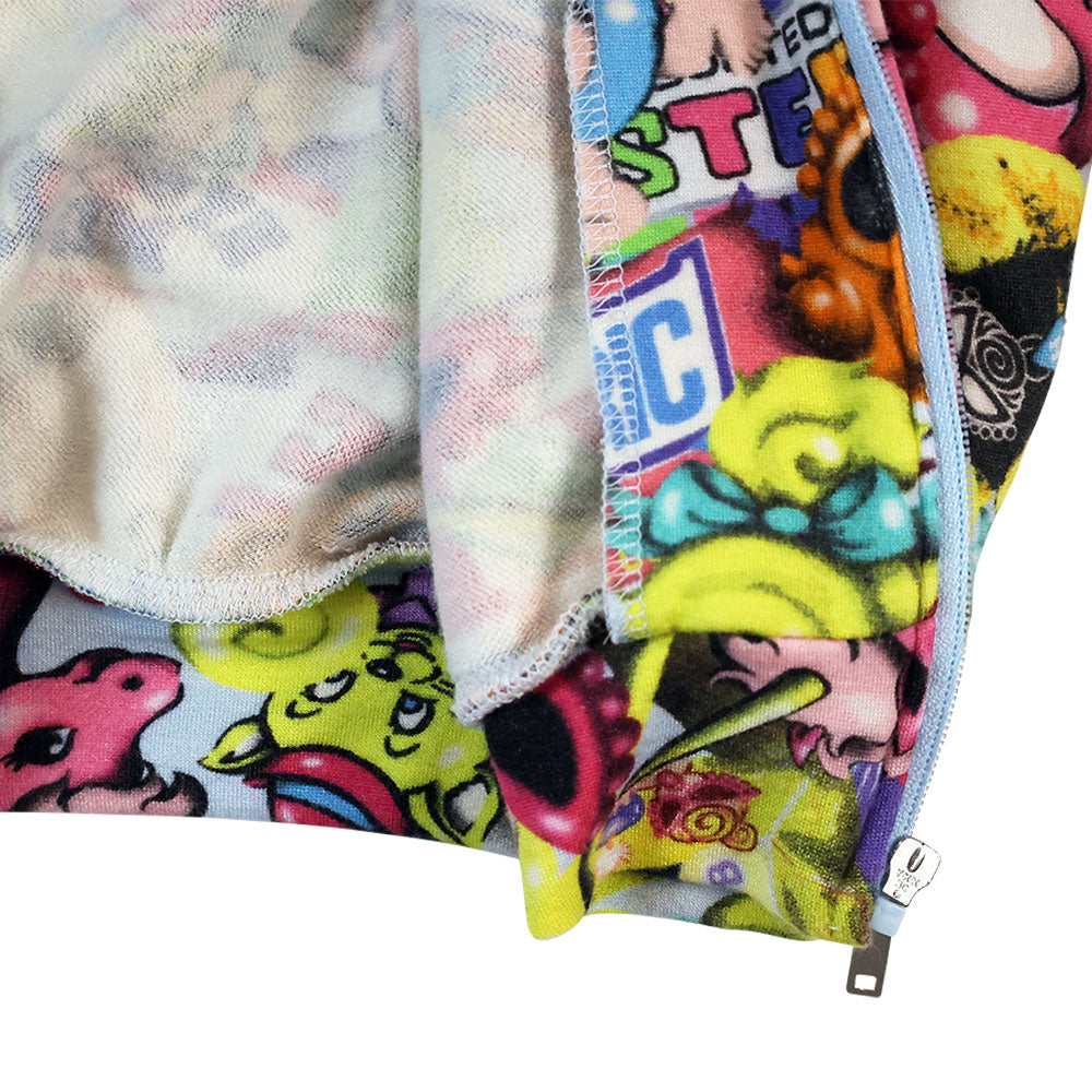 HYSTERIC MINI IN WONDERLAND総柄 Viscotex 裏毛パーカー