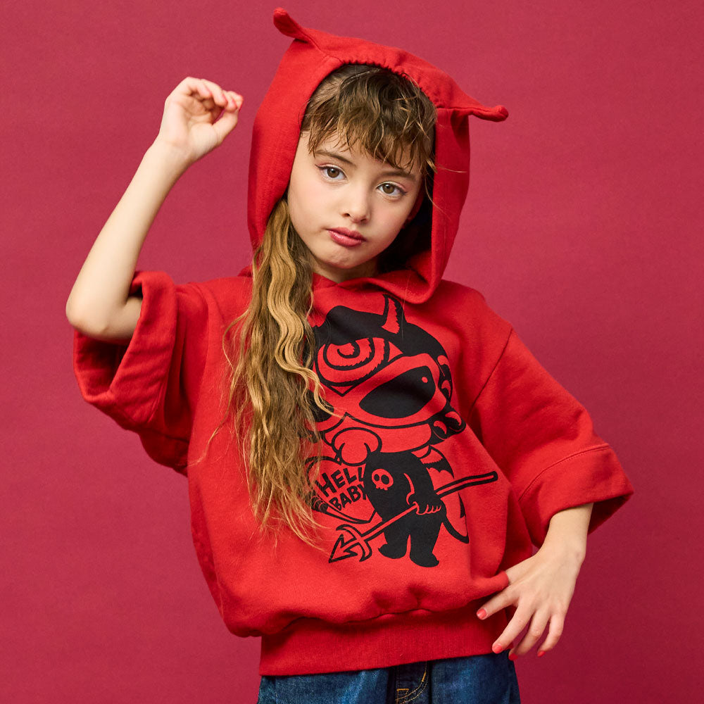 DEVILKIN つの付き 半袖裏毛 パーカー – Hystericmini OnlineStore