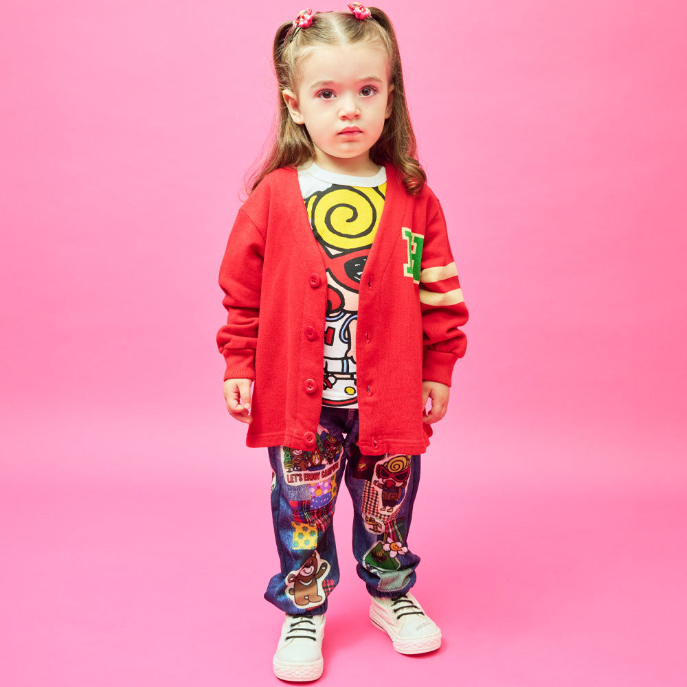 HYSTERIC MINI HOOPS 裏毛カーディガン