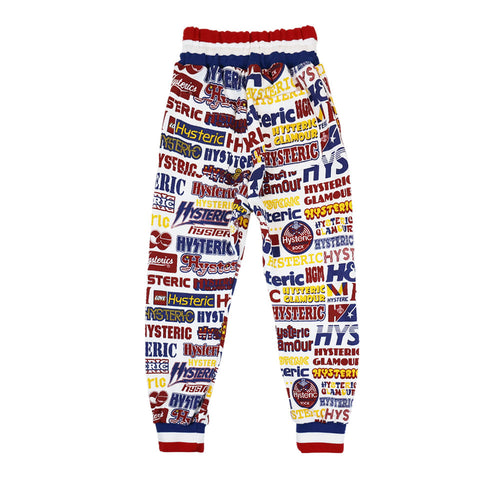 LOGO COLLAGE総柄 裏毛スウェットパンツ – Hystericmini OnlineStore