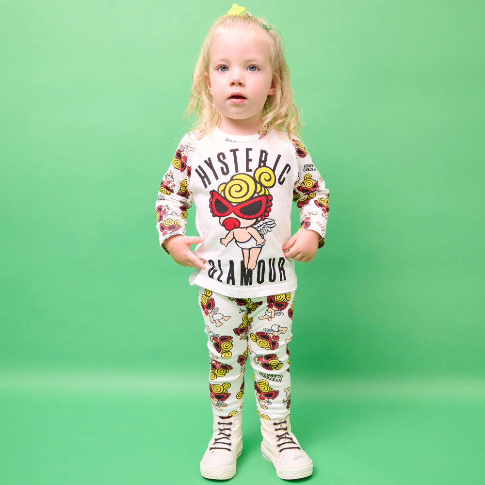 ANGEL MINI総柄 10分丈レギンス