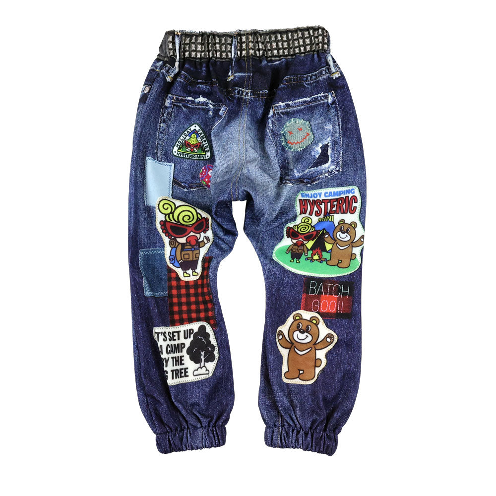 CAMP BEAR WITH MINI Like a denim Viscotex パンツ