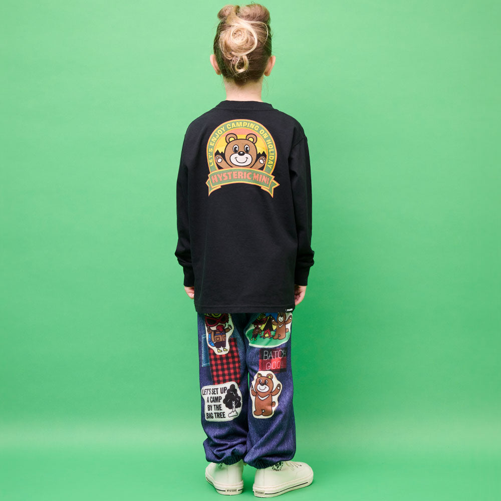 CAMP BEAR WITH MINI Like a denim Viscotex パンツ