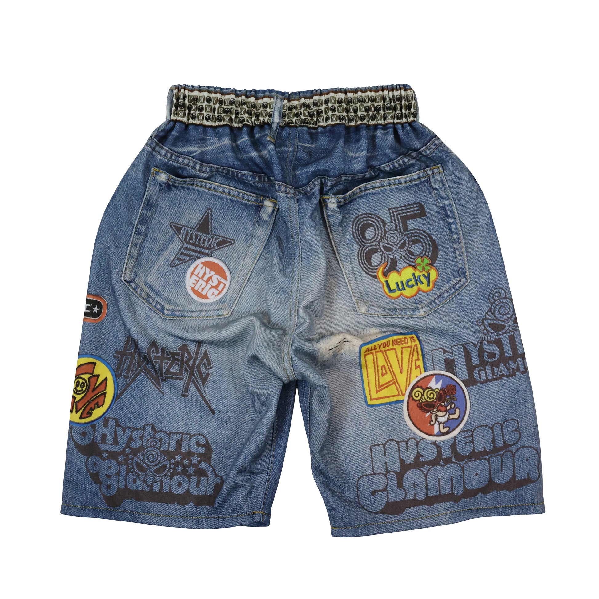 HYSTERIC LOGO Like a denim Viscotex ハーフパンツ