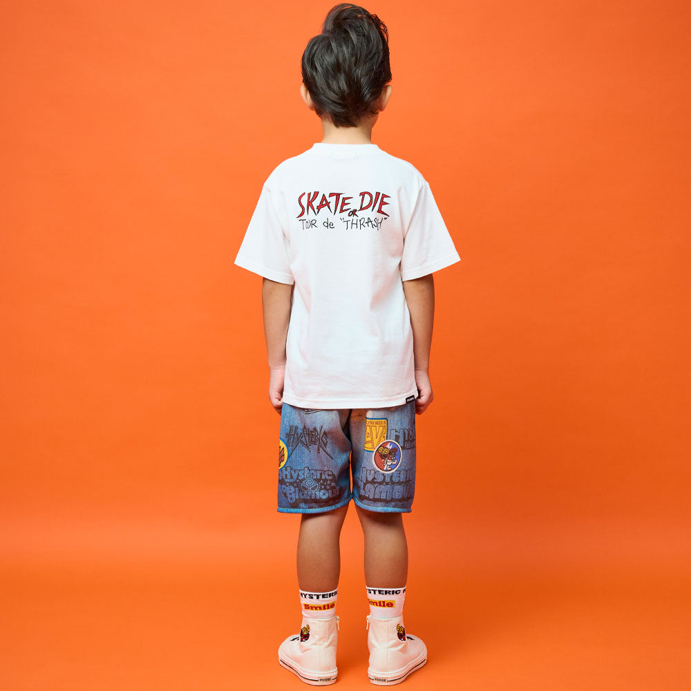 HYSTERIC LOGO Like a denim Viscotex ハーフパンツ