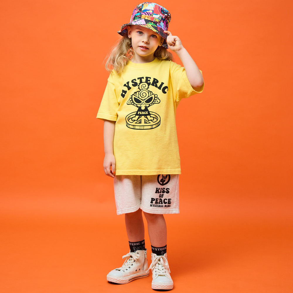 KISS OF PEACE 裏毛ハーフパンツ