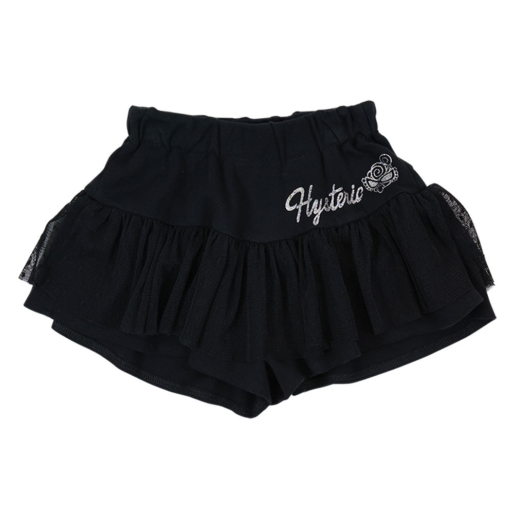 ドットチュール付き キュロットスカート