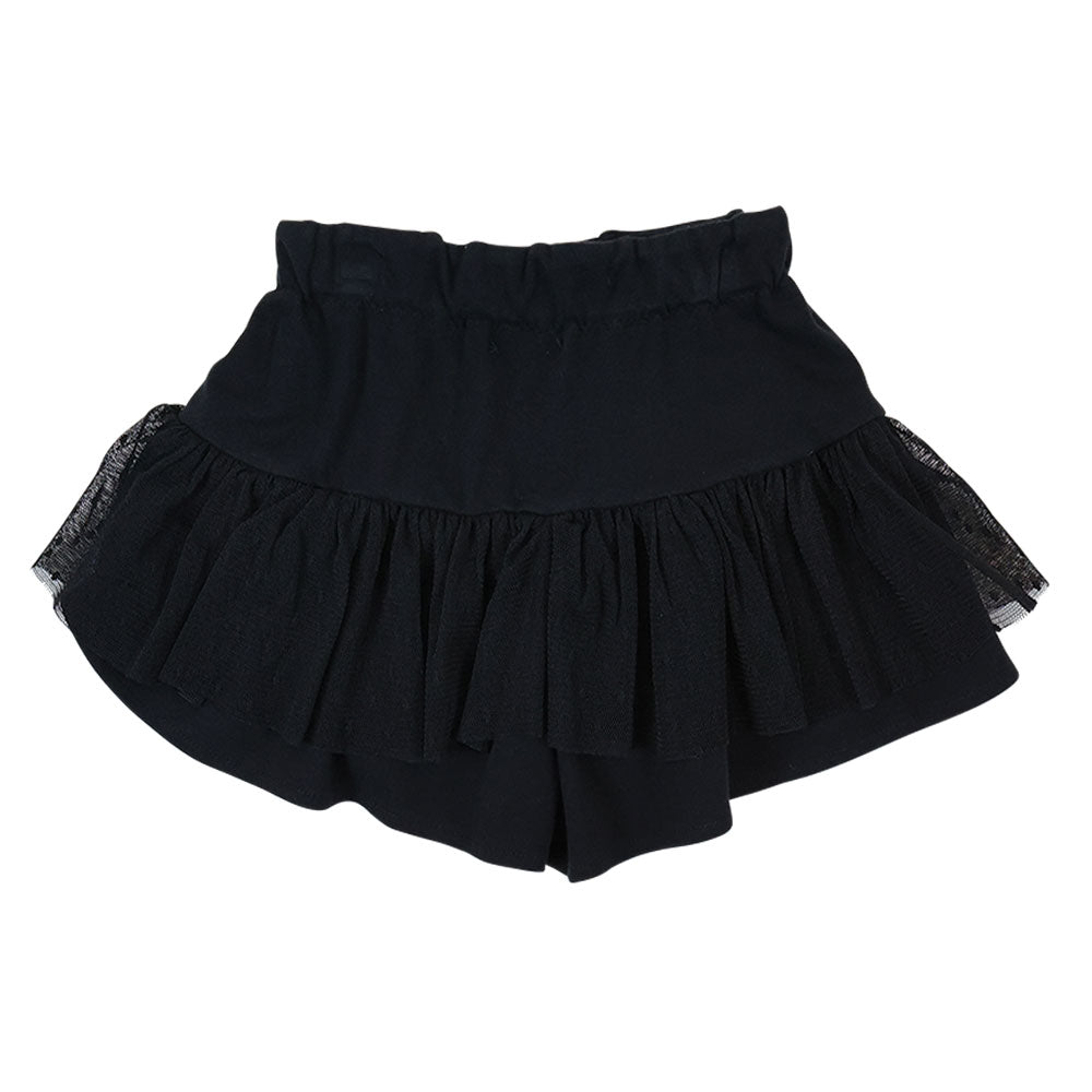 ドットチュール付き キュロットスカート