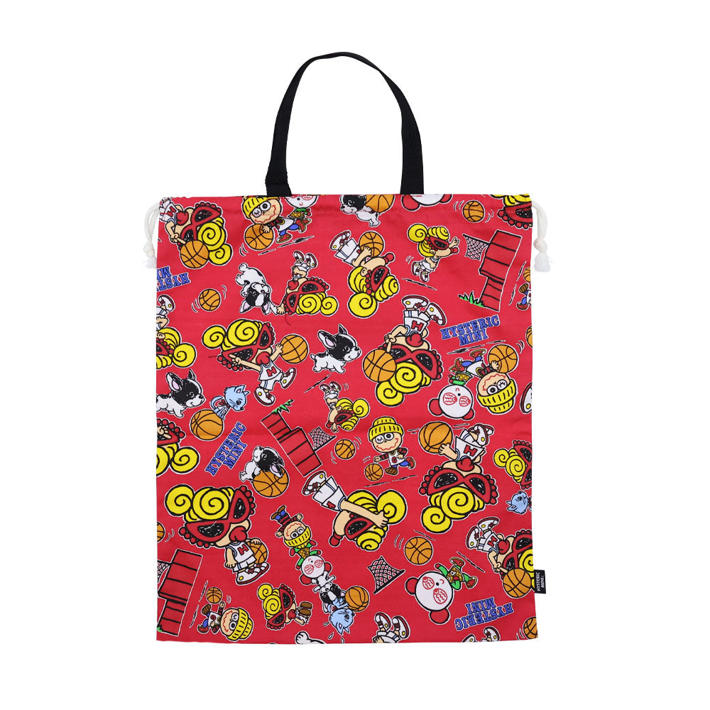 HYSTERIC MINI HOOPS総柄 体操着入れ