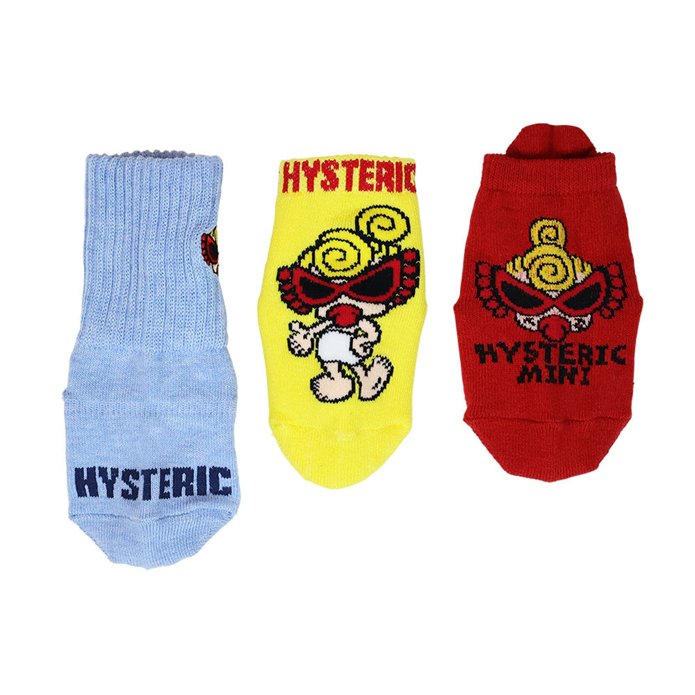 STANDARD MINI FACE ベビー3Pソックス