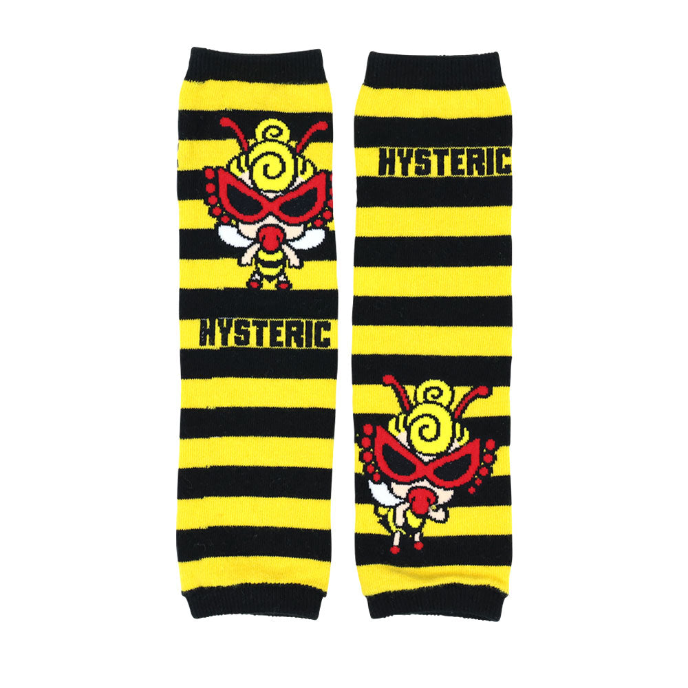 LITTLE BEE ボーダー レッグウォーマー