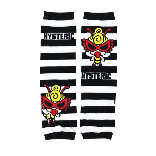 LITTLE BEE ボーダー レッグウォーマー