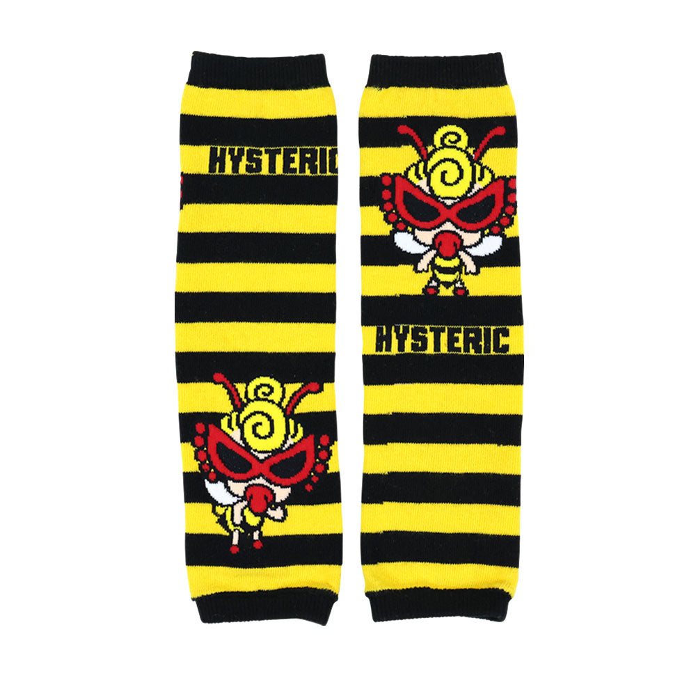 LITTLE BEE ボーダー レッグウォーマー