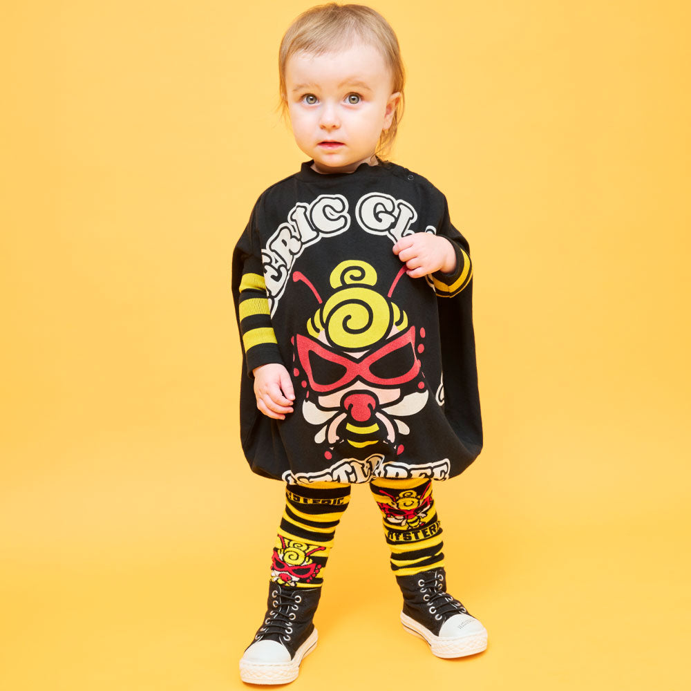 LITTLE BEE ボーダー レッグウォーマー