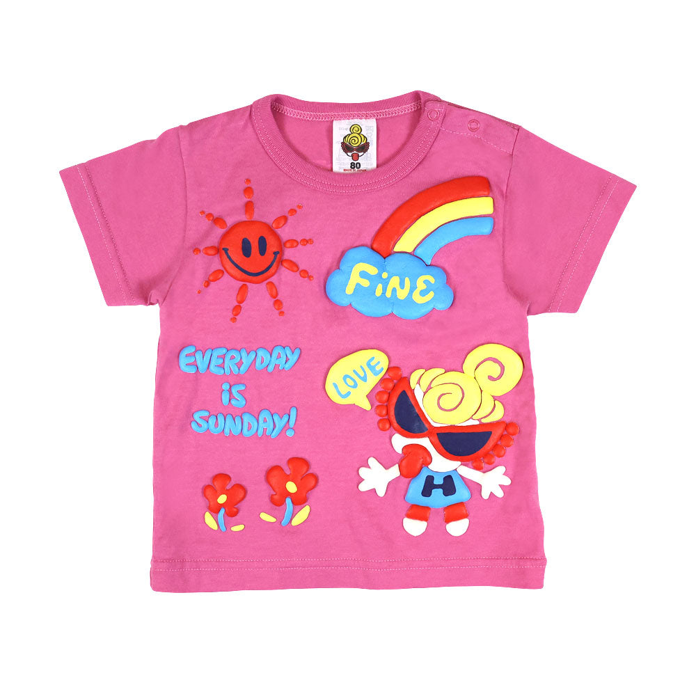 【4月予約商品】PUFFY PRINT HAPPY DAYS 半袖Tシャツ