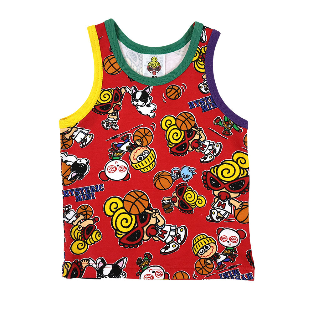 HYSTERIC GLAMOUR × DAMコラボ プリント 総柄 タンクトップ HYSTERIC MINI HOOPS総柄 タンクトップ – Hystericmini OnlineStore