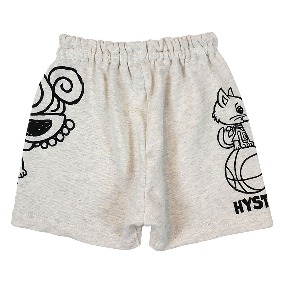 HYSTERIC MINI HOOPS 裏毛ハーフパンツ