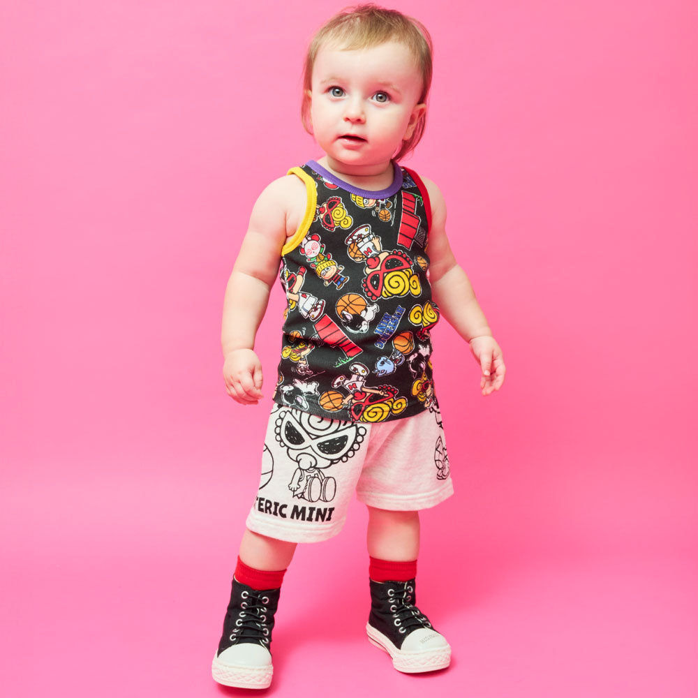 HYSTERIC MINI HOOPS 裏毛ハーフパンツ