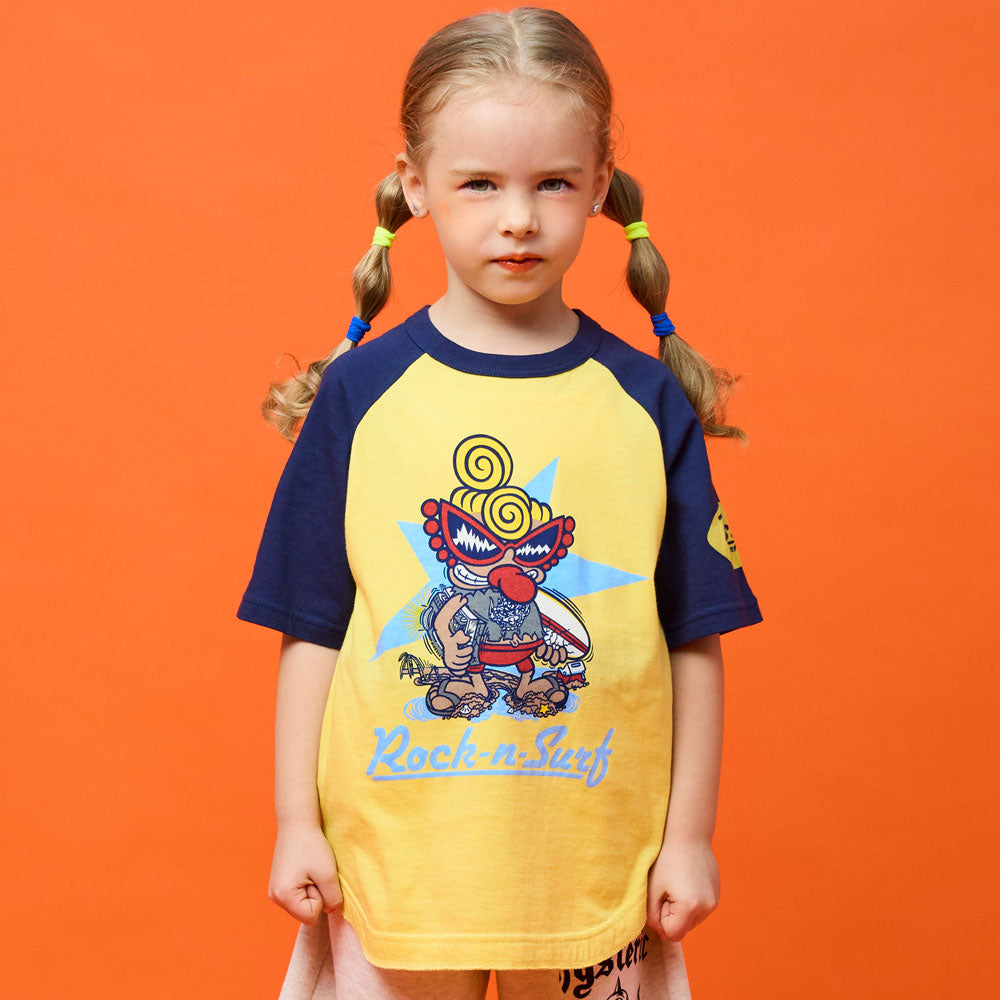 ROCK'N'SURF 半袖ラグランTシャツ