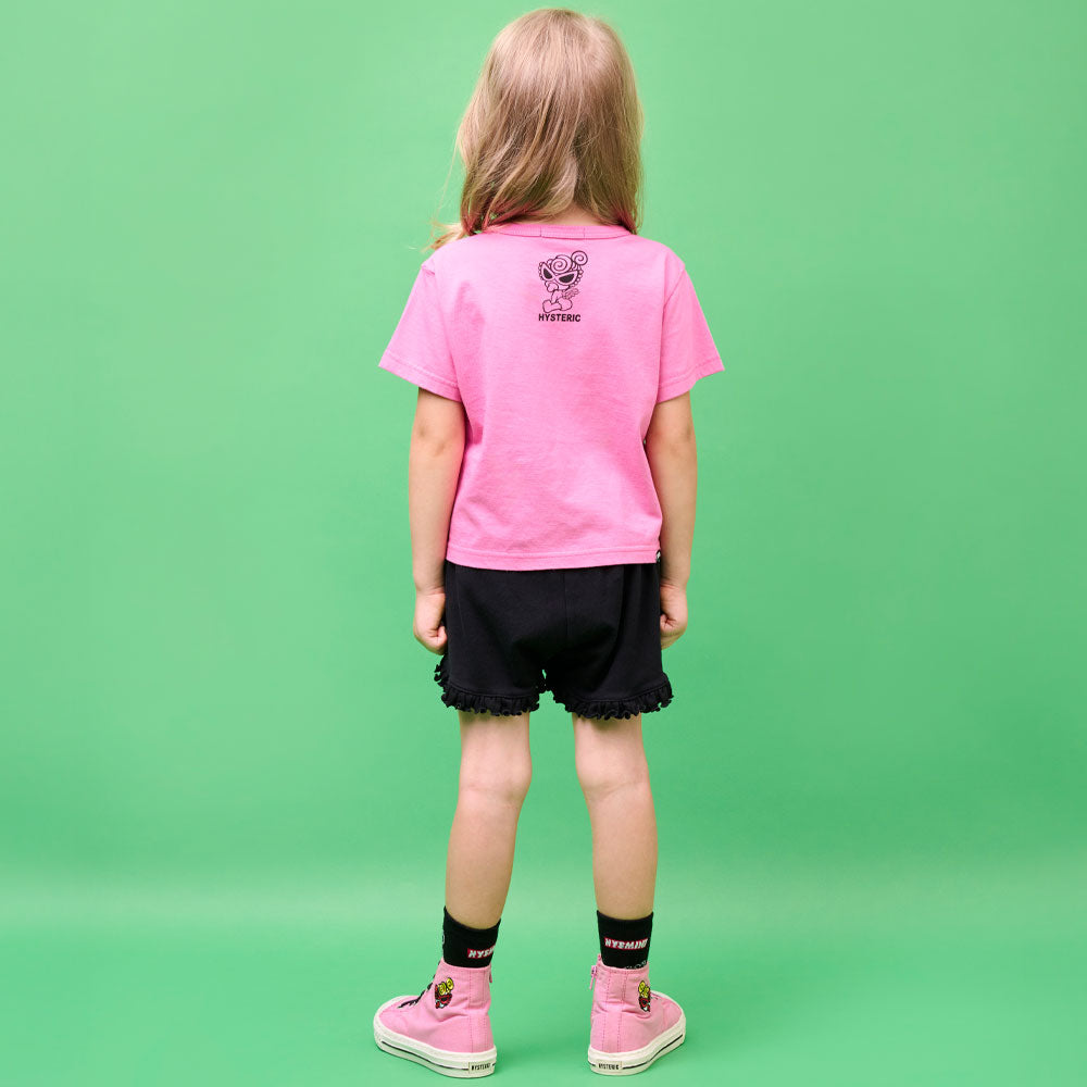 ANGEL MINI WITH A HEART ショート丈 半袖Tシャツ