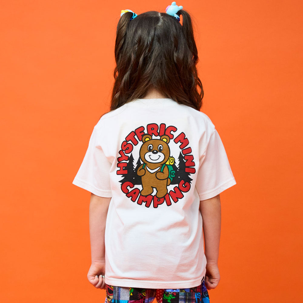 WALK WITH MINI&CAMP BEAR 半袖Tシャツ