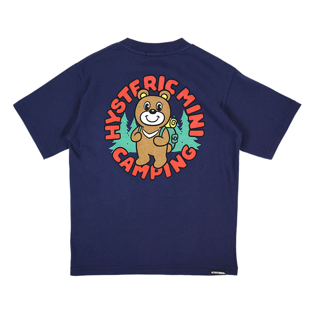 WALK WITH MINI&CAMP BEAR 半袖Tシャツ