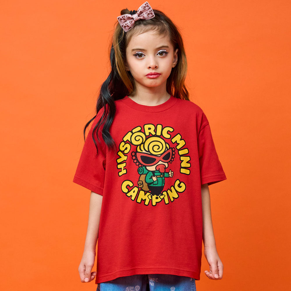 WALK WITH MINI&CAMP BEAR 半袖Tシャツ