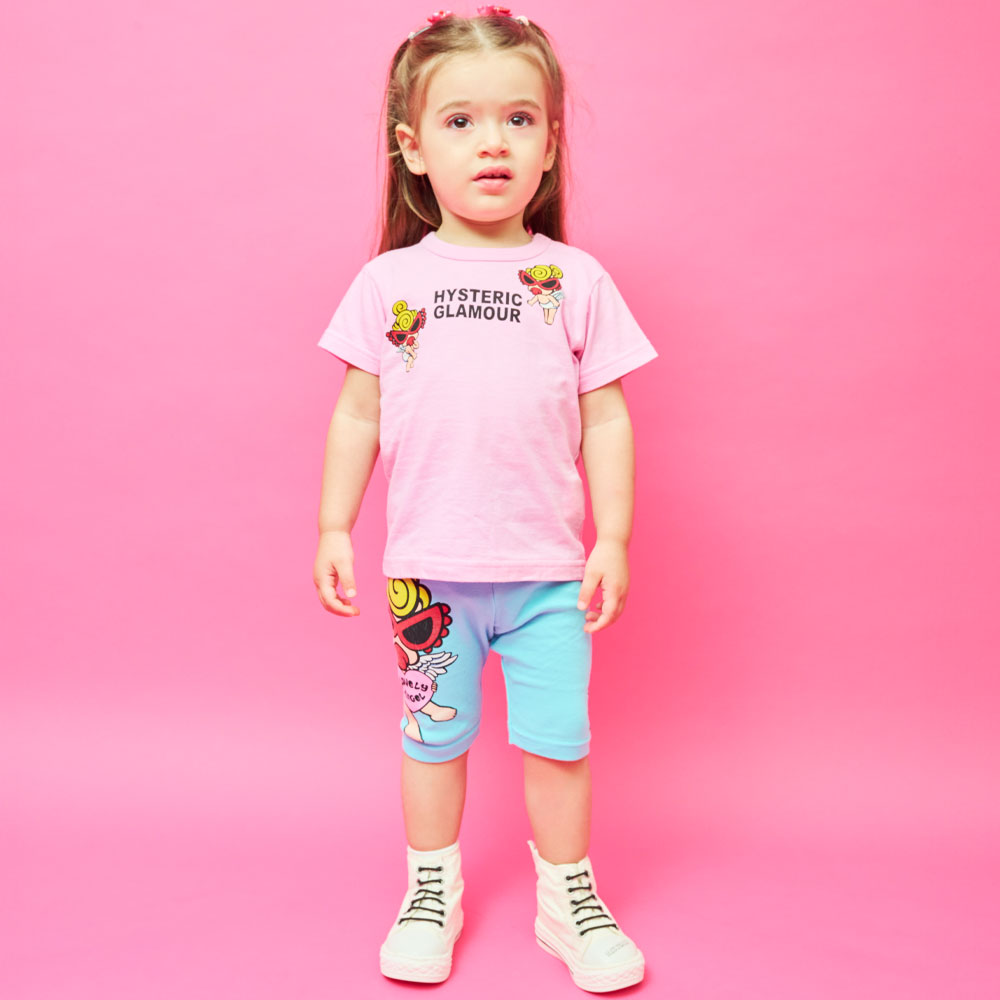 【3月予約商品】ANGEL MINI WITH HEART 5分丈レギンス