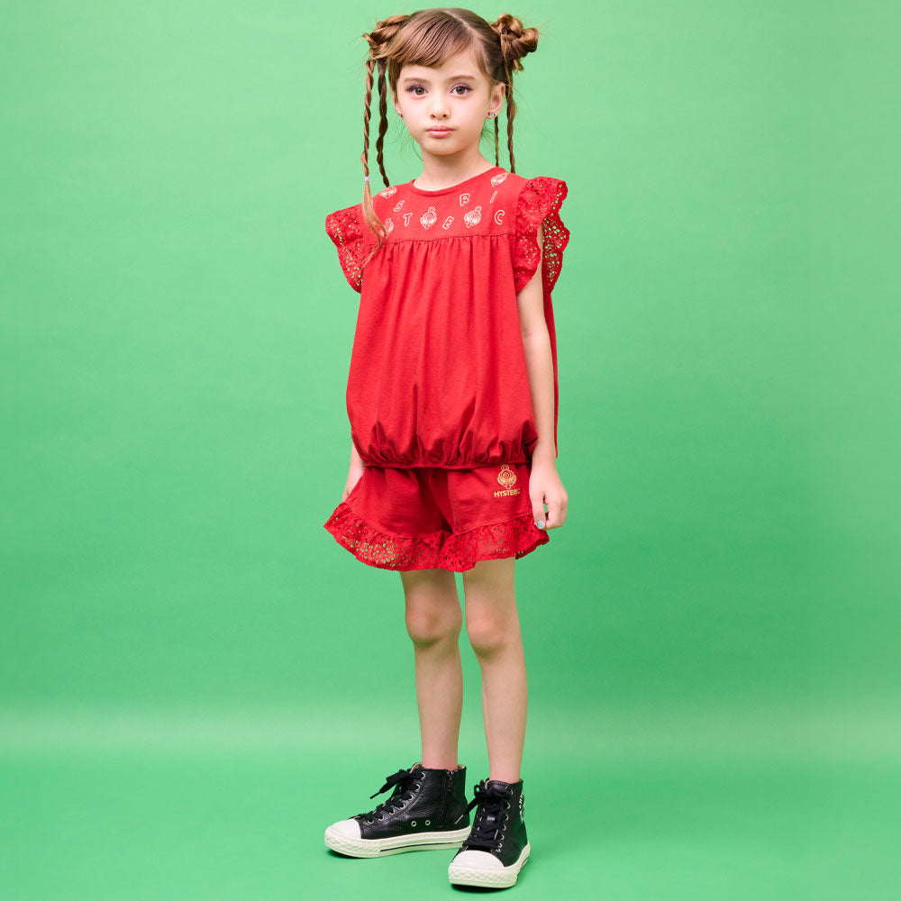 【3月予約商品】フリルレース付き ショートパンツ