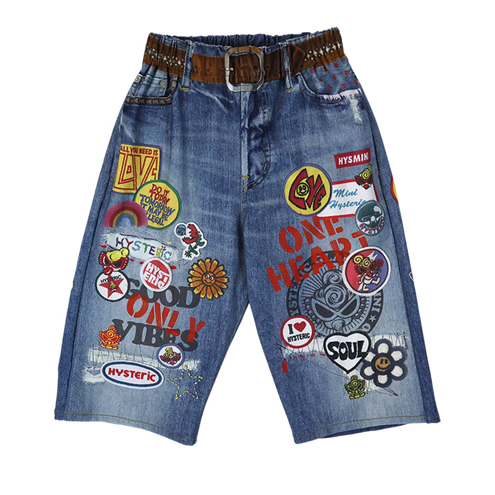 【3月予約商品】ハイテンションストレッチ Like a denim Viscotex ハーフパンツ