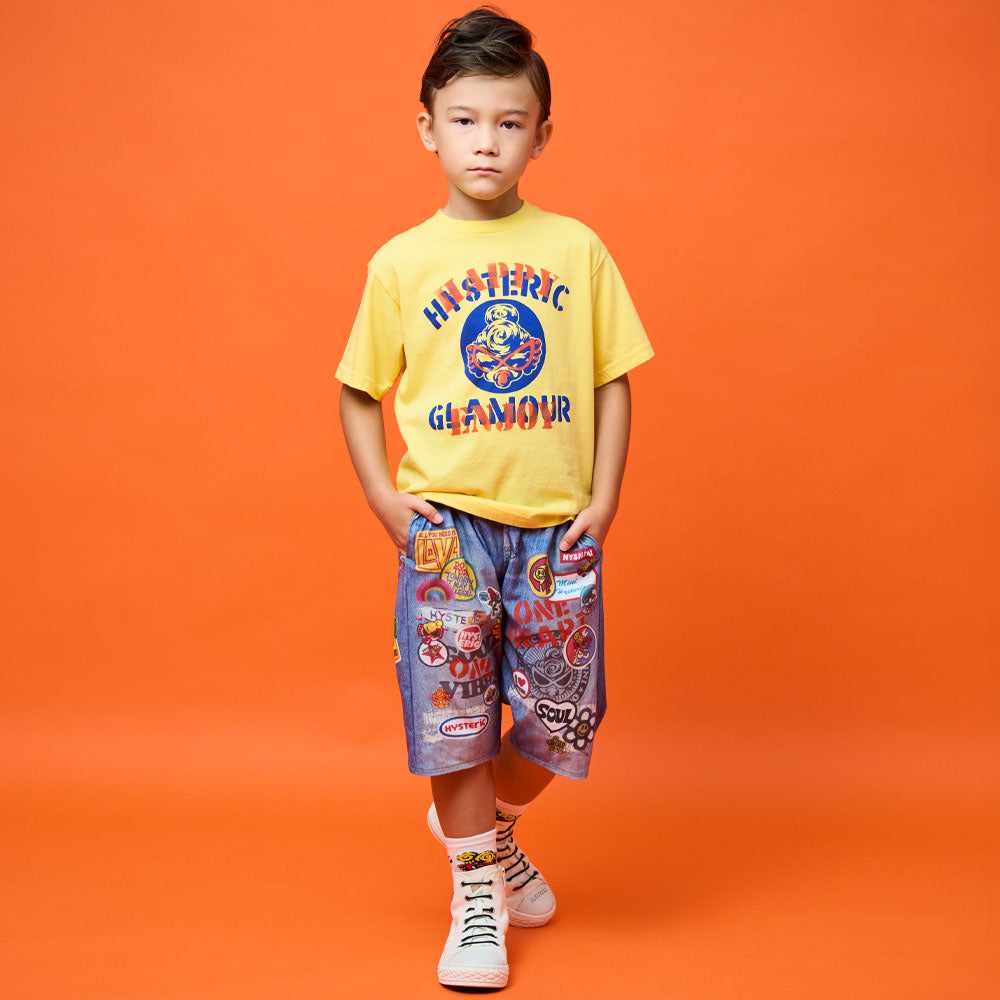 【3月予約商品】ハイテンションストレッチ Like a denim Viscotex ハーフパンツ