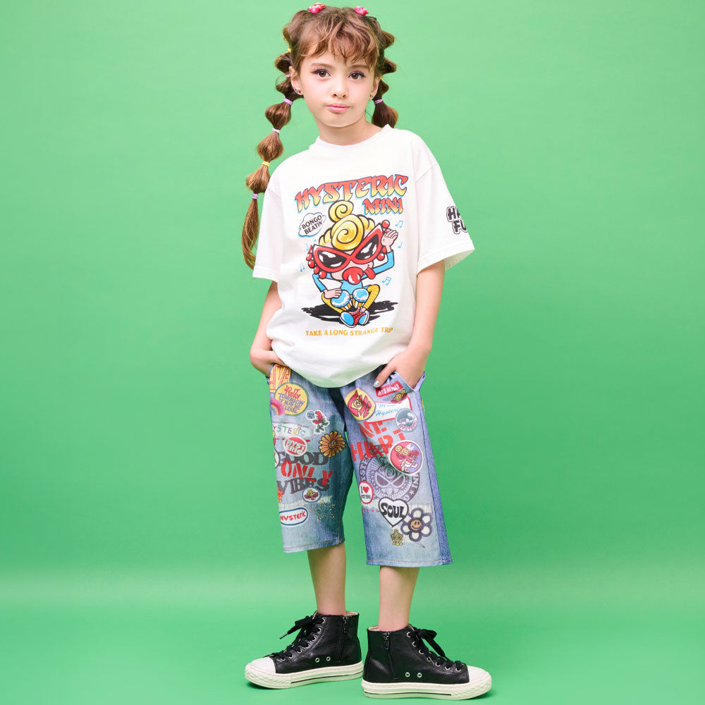 【3月予約商品】ハイテンションストレッチ Like a denim Viscotex ハーフパンツ