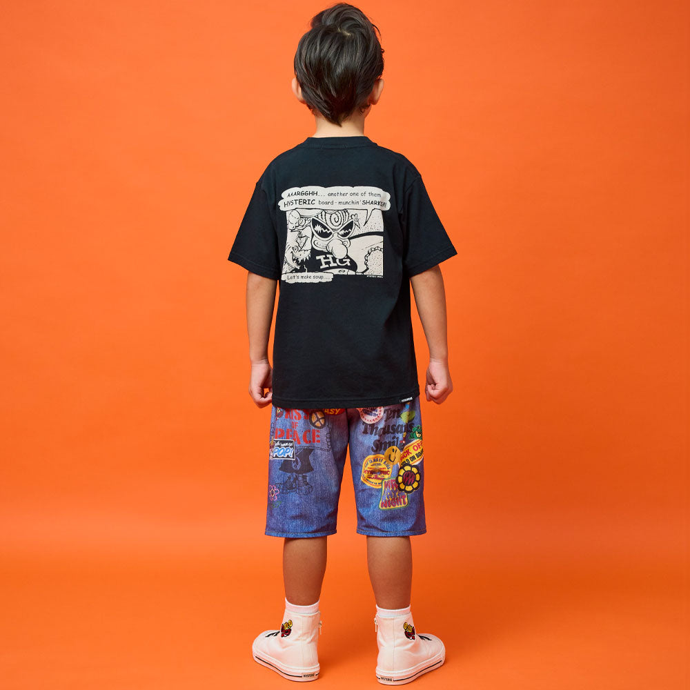 【3月予約商品】ハイテンションストレッチ Like a denim Viscotex ハーフパンツ