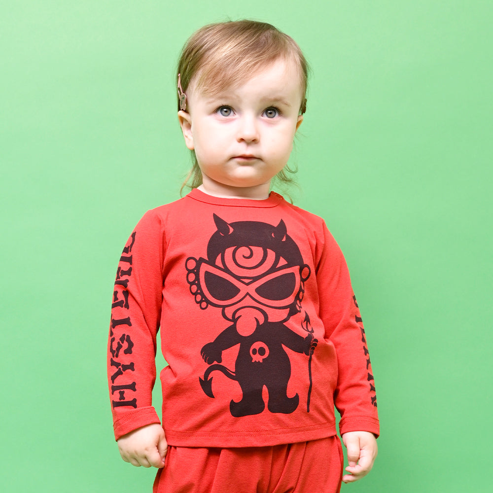 吸水速乾 DEVILKIN 長袖Tシャツ