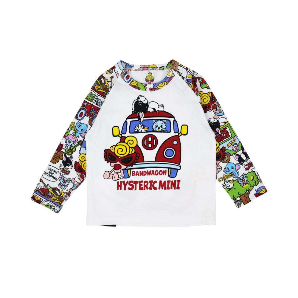[7月予約商品]BAND WAGON ラグラン 長袖Tシャツ