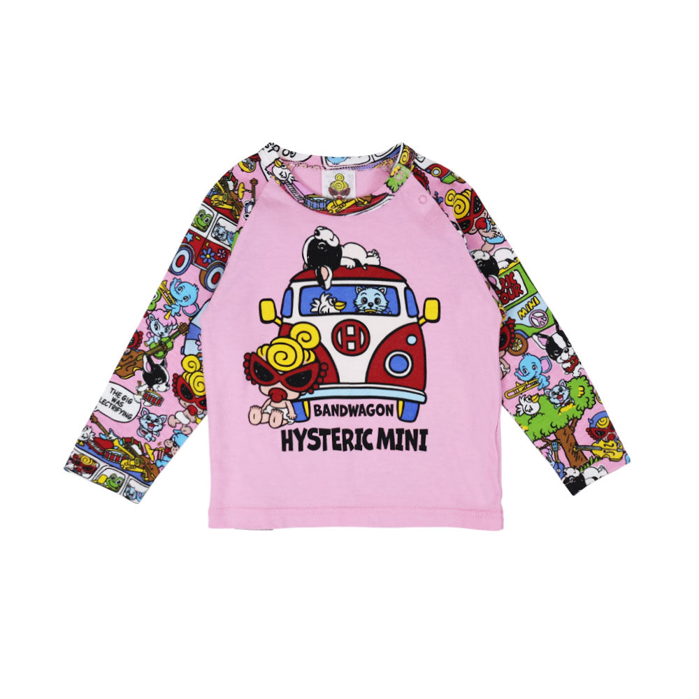 [7月予約商品]BAND WAGON ラグラン 長袖Tシャツ