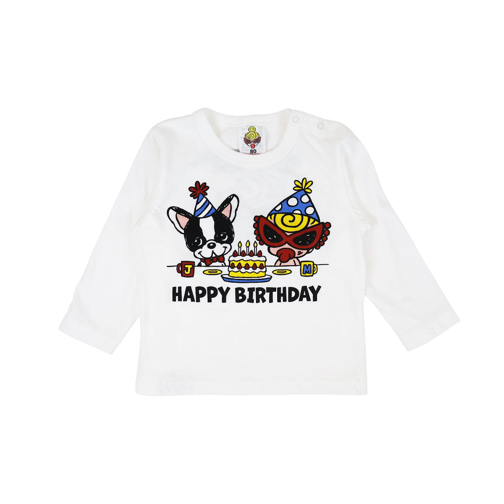 [7月予約商品]HAPPY BIRTHDAY TO YOU 長袖Tシャツ