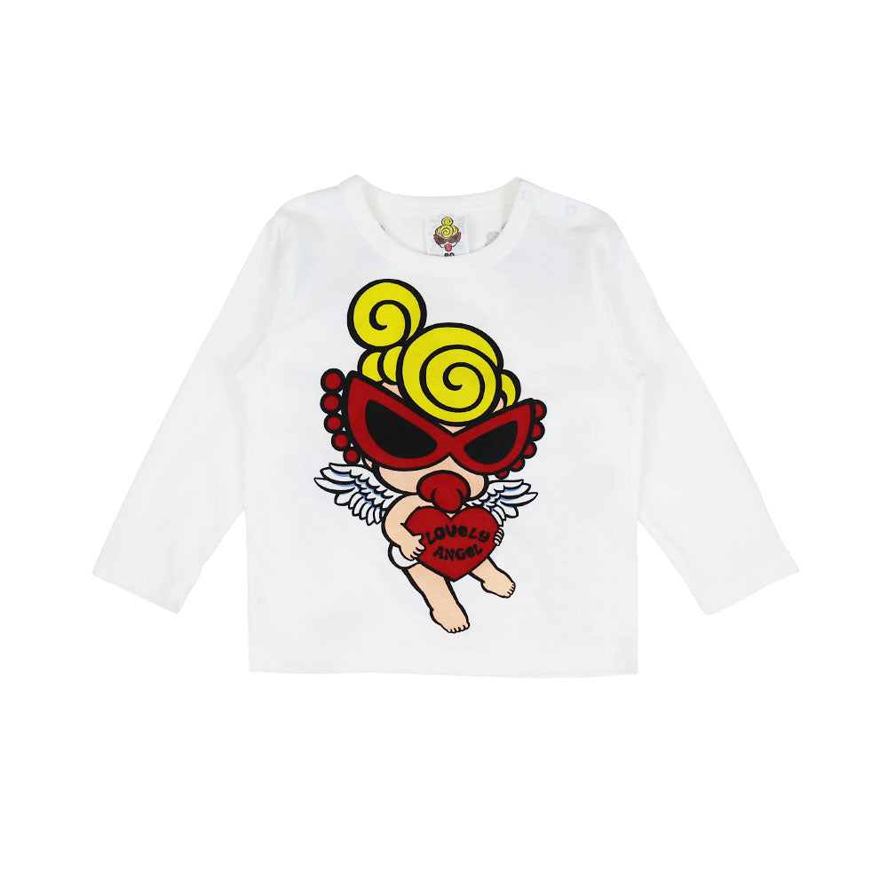 [7月予約商品]ANGEL MINI WITH A HEART 長袖Tシャツ