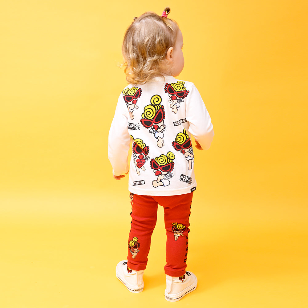 [7月予約商品]ANGEL MINI WITH A HEART 長袖Tシャツ