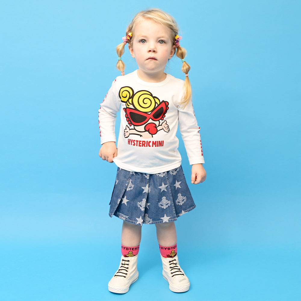 SAY HI! TO POP UP MINI 長袖Tシャツ