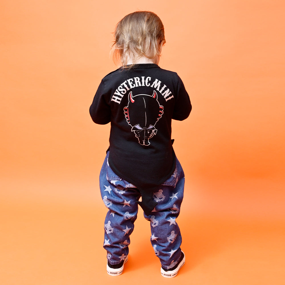 [8月予約商品]DEVILKIN しっぽ付き 長袖Tシャツ