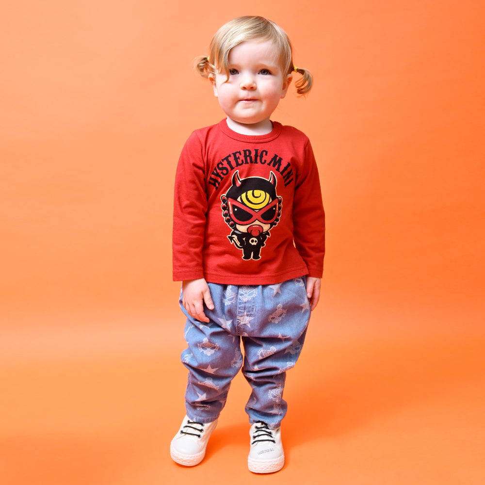 [8月予約商品]DEVILKIN しっぽ付き 長袖Tシャツ