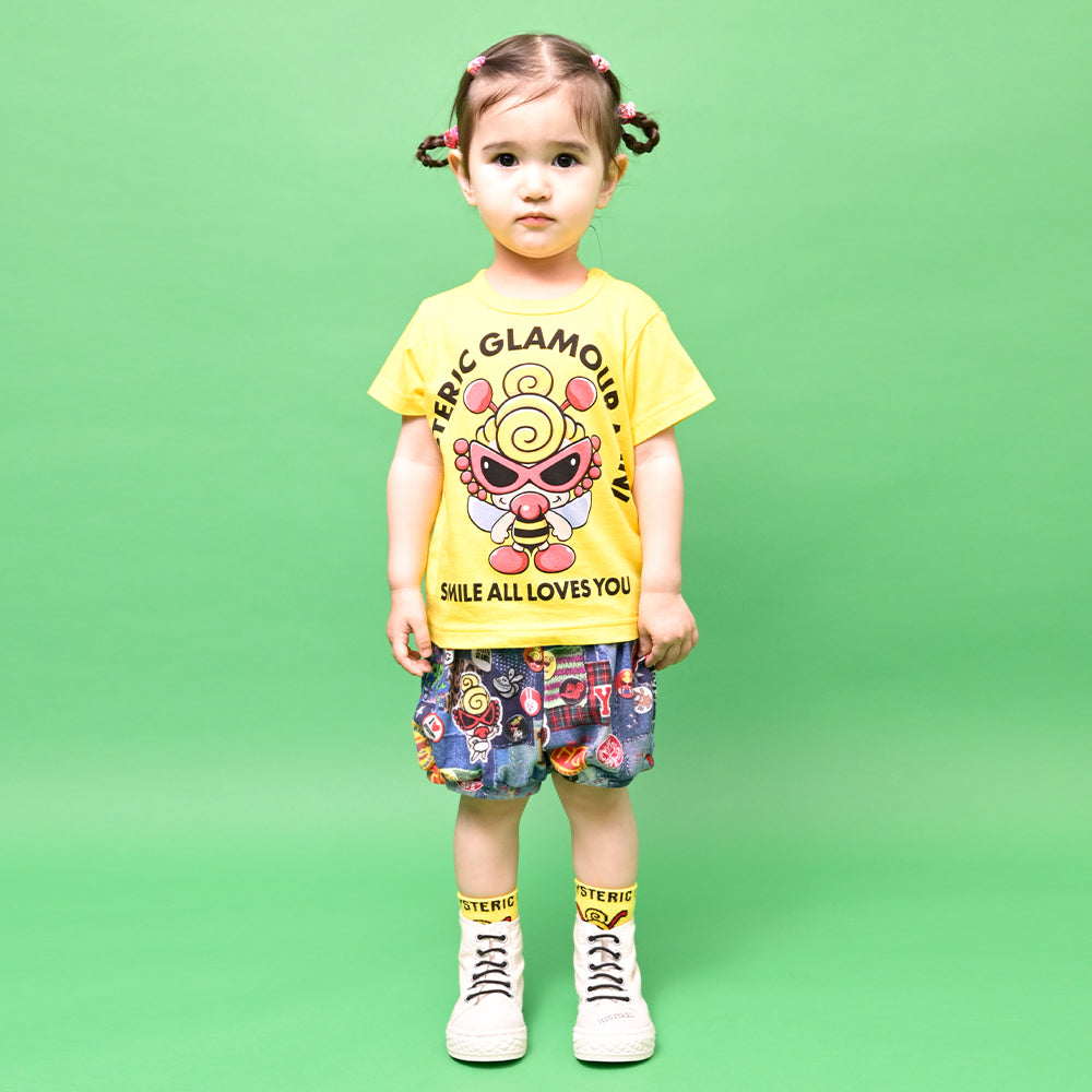 [6月予約商品]PLUMP MINI WITH A SMILE 半袖Tシャツ
