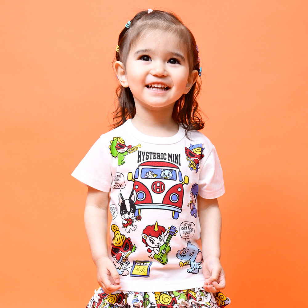 HYS MINI BAND WAGON PARTY 半袖Tシャツ – Hystericmini OnlineStore