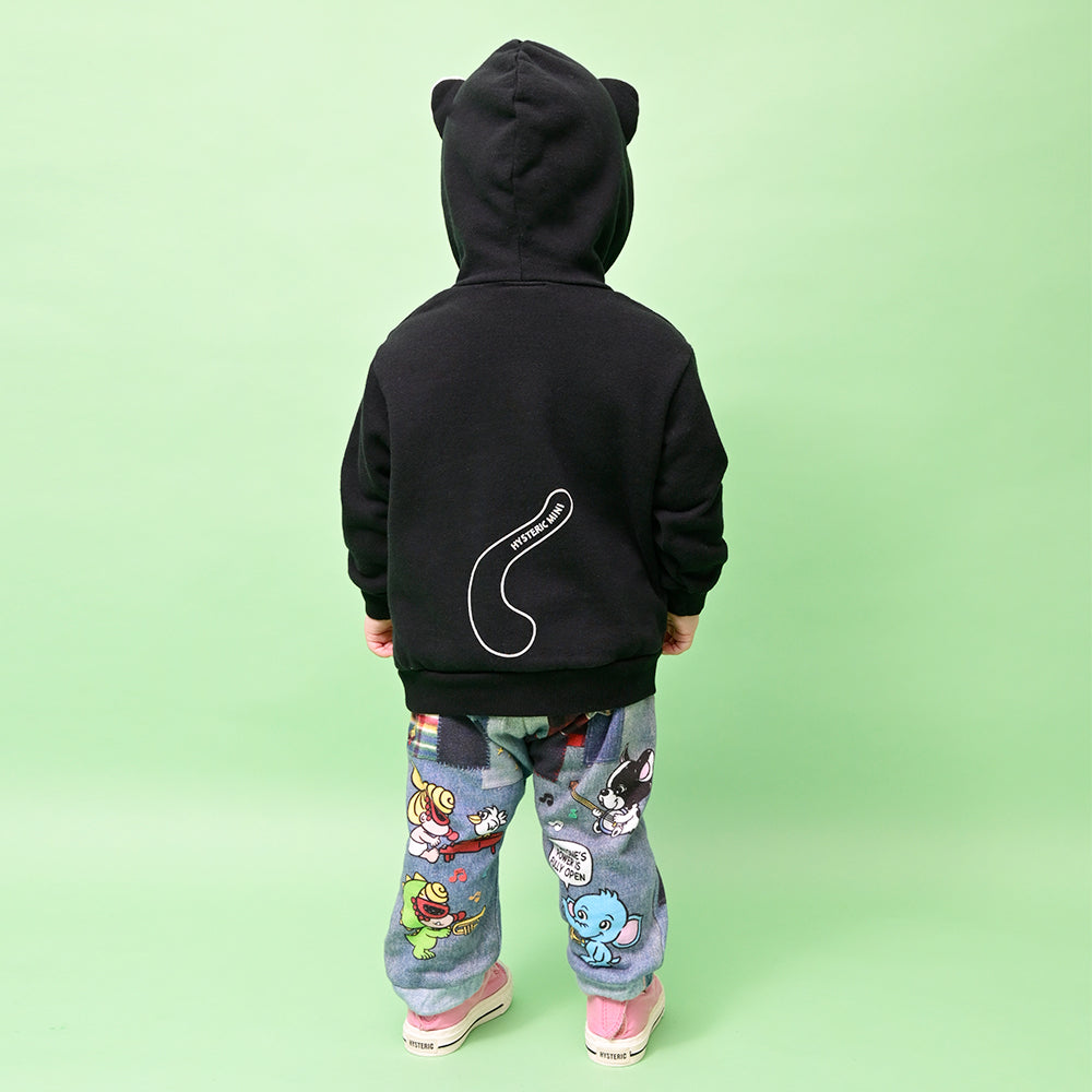 MEOW MINI 耳付き 裏毛パーカー