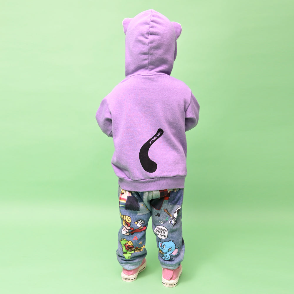 MEOW MINI 耳付き 裏毛パーカー