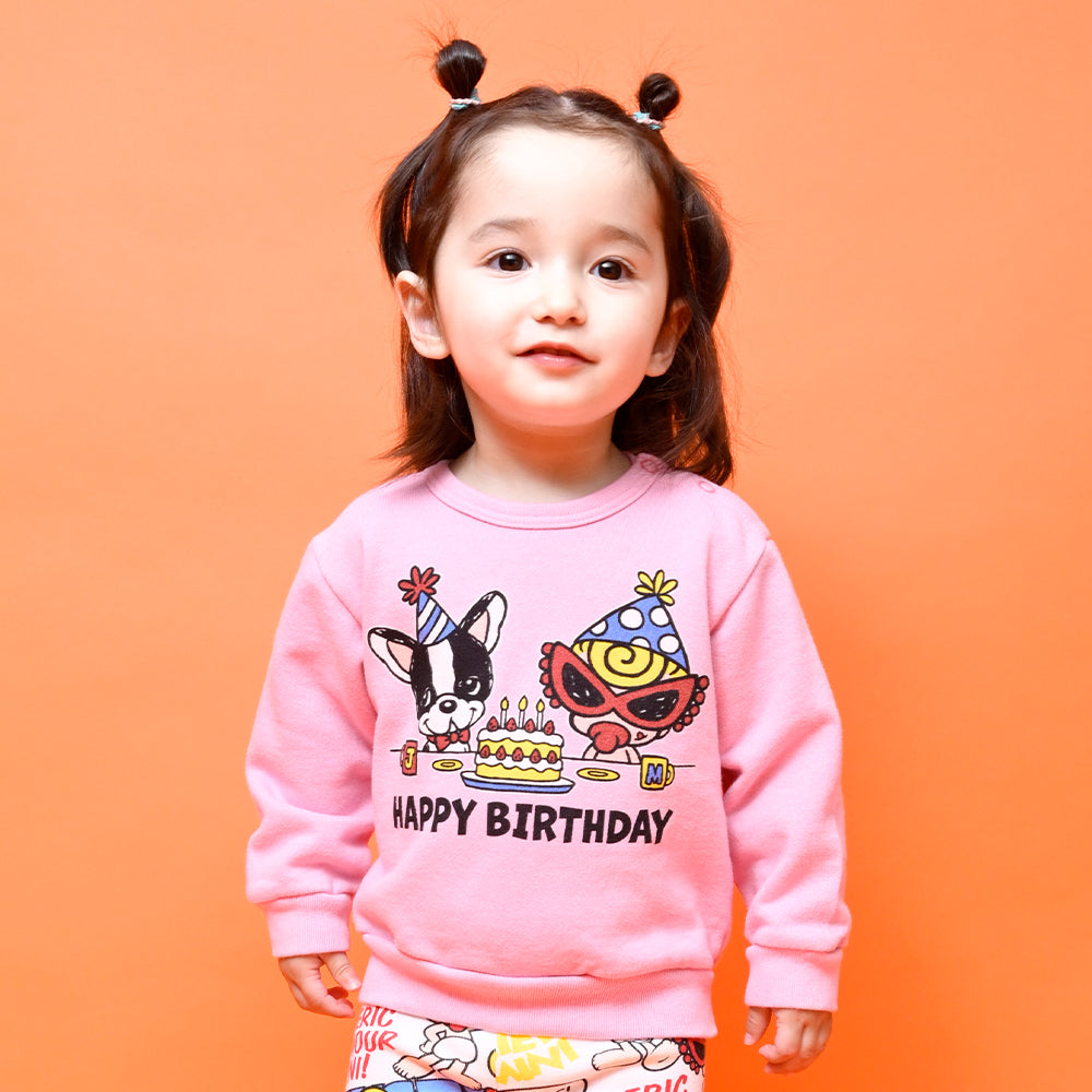HAPPY BIRTHDAY TO YOU 裏毛トレーナー